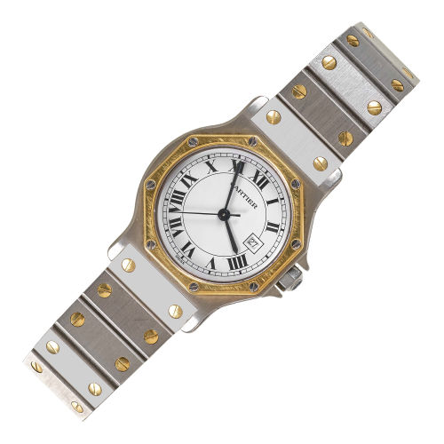 CARTIER : Armbanduhr 'Santos' (DOBIASCHOFSKY AUKTIONEN AG)