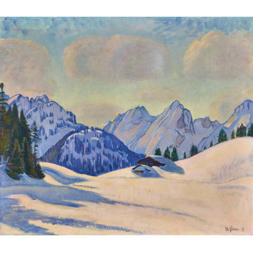 TRAUGOTT SENN : Sonnige Winterlandschaft (DOBIASCHOFSKY AUKTIONEN AG)