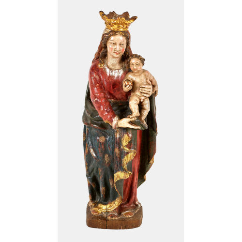 UM 1700 SPANIEN : Madonna mit Kind (DOBIASCHOFSKY AUKTIONEN AG)
