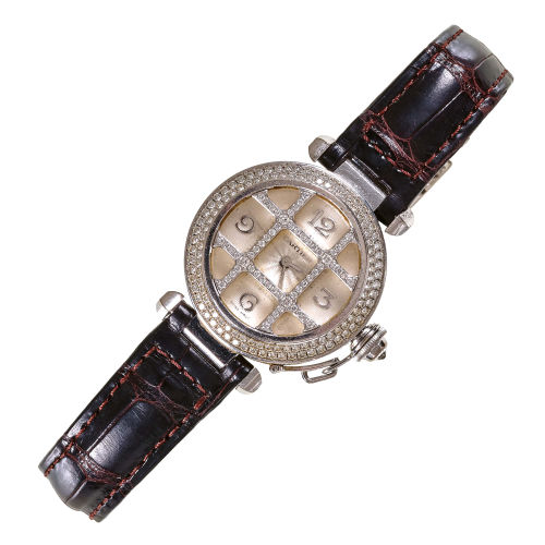 CARTIER : Damenarmbanduhr 'Pasha' (DOBIASCHOFSKY AUKTIONEN AG)