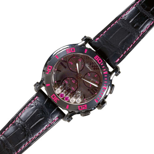 CHOPARD : Armbanduhr 'Happy Sport Chrono Mystery Pink' (DOBIASCHOFSKY AUKTIONEN AG)