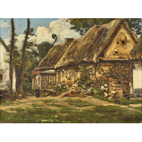 �MILE AD�LARD BRETON : 'Chaumi�re � Amettes' (DOBIASCHOFSKY AUKTIONEN AG)