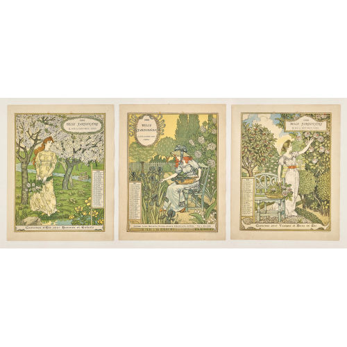 EUG�NE SAMUEL GRASSET : 'La belle jardini�re 1896' (DOBIASCHOFSKY AUKTIONEN AG)