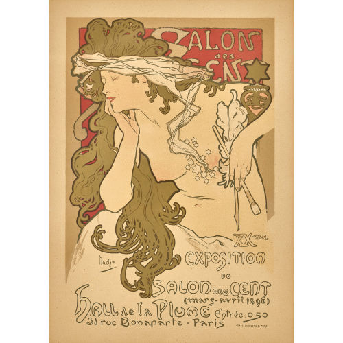 ALFONS MUCHA : 'Salon des Cent' (DOBIASCHOFSKY AUKTIONEN AG)