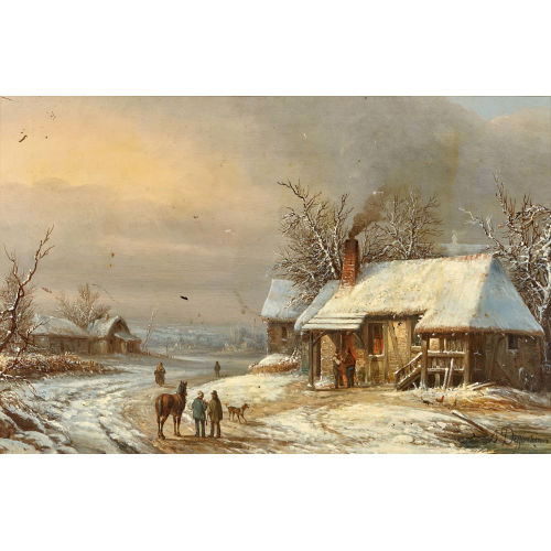 19. JH. DEUTSCHLAND : Winterlandschaft (DOBIASCHOFSKY AUKTIONEN AG)