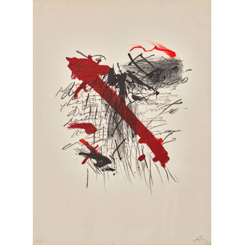 ANTONI T�PIES : Ohne Titel (DOBIASCHOFSKY AUKTIONEN AG)