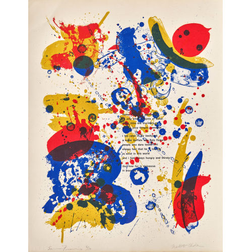 SAM FRANCIS : 'Walter Buffalo' (DOBIASCHOFSKY AUKTIONEN AG)