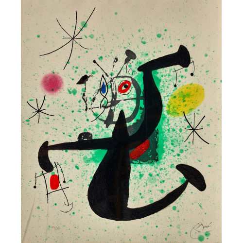 JOAN MIR� : 'La demoiselle � bascule' (DOBIASCHOFSKY AUKTIONEN AG)