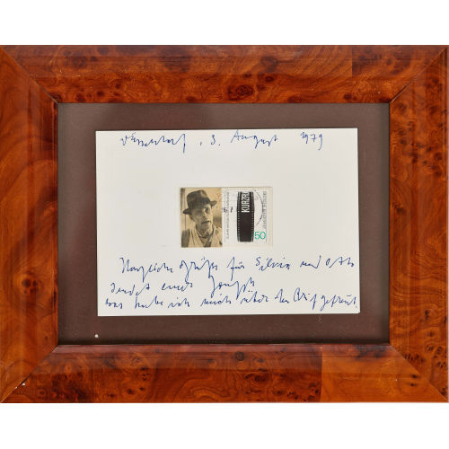 JOSEPH BEUYS : Autograf (DOBIASCHOFSKY AUKTIONEN AG)
