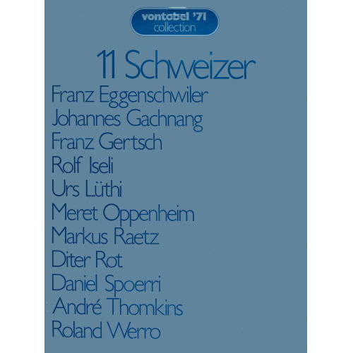 MERET OPPENHEIM : '11 Schweizer' (DOBIASCHOFSKY AUKTIONEN AG)