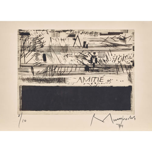 RUDOLF MUMPRECHT : 'Courage espoir amiti� joie' (DOBIASCHOFSKY AUKTIONEN AG)