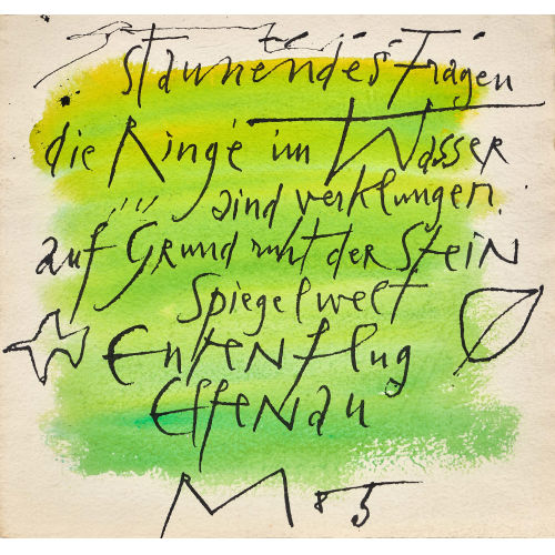 RUDOLF MUMPRECHT : 'Staunendes Fragen' (DOBIASCHOFSKY AUKTIONEN AG)