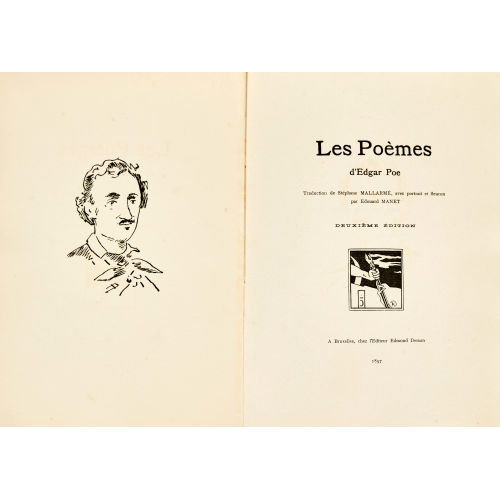 �DOUARD MANET : Edgar Allan Poe: 'Les Po�mes d'Edgar Poe' (DOBIASCHOFSKY AUKTIONEN AG)