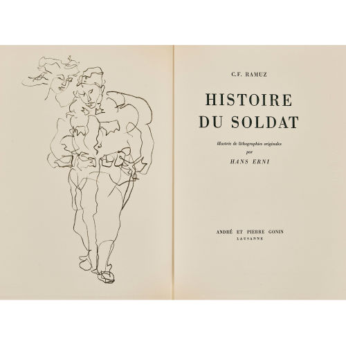 HANS ERNI : Charles Ferdinand Ramuz: 'Histoire du Soldat' (DOBIASCHOFSKY AUKTIONEN AG)