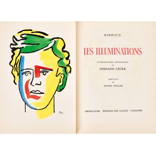 FERNAND L�GER : Arthur Rimbaud: 'Les illuminations' (DOBIASCHOFSKY AUKTIONEN AG)