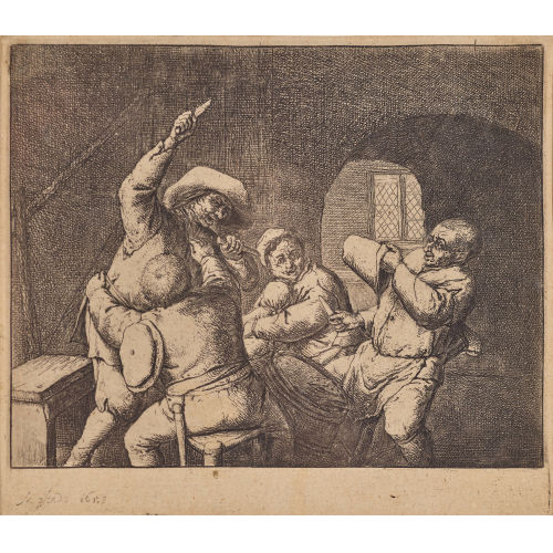 ADRIAEN JANSZ. VAN OSTADE : 'Der Messerkampf' (DOBIASCHOFSKY AUKTIONEN AG)