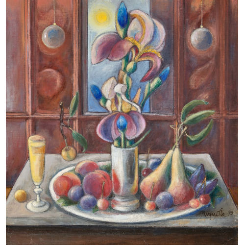 ARMAND NIQUILLE : 'Nature morte � l'ouverture' (DOBIASCHOFSKY AUKTIONEN AG)