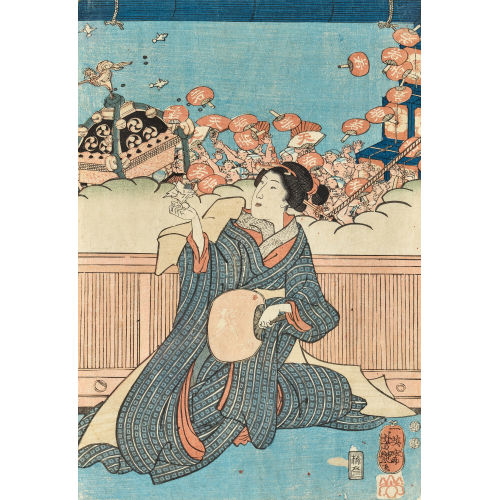 YOSHITSUYA UTAGAWA : Das Tenno Fest (DOBIASCHOFSKY AUKTIONEN AG)