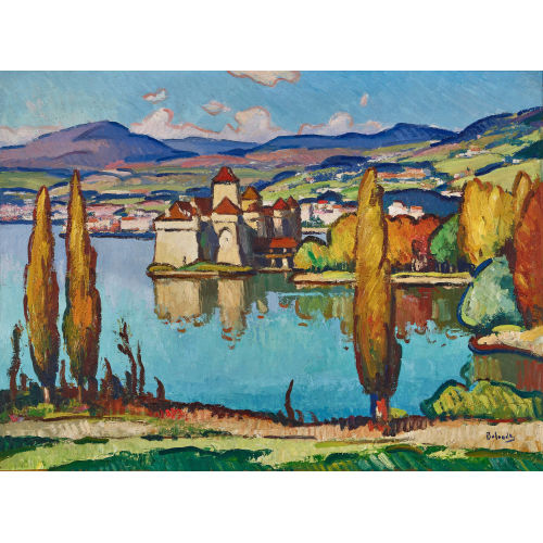GASTON BALANDE : Ch�teau de Chillon (DOBIASCHOFSKY AUKTIONEN AG)