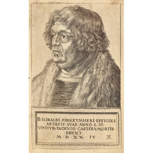 HEINRICH ULRICH : 'Bilibaldi Pirkeymeri effigies aetatis svae Anno LIII...' (DOBIASCHOFSKY AUKTIONEN AG)