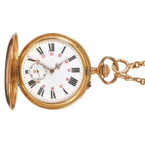 TASCHENUHR : Savonette, HP Parrenin & Faivre, Villers-le-Lac (DOBIASCHOFSKY AUKTIONEN AG)