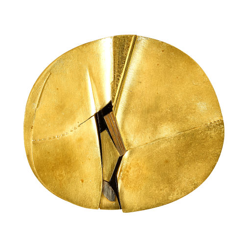 ONYX-GOLD-BROSCHE : Othmar Zschaler, Bern (DOBIASCHOFSKY AUKTIONEN AG)