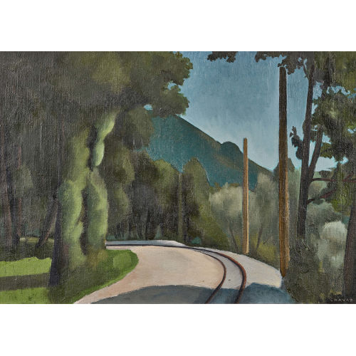 ALBERT CHAVAZ : 'Gordevio Val Maggia' (DOBIASCHOFSKY AUKTIONEN AG)