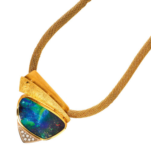OPAL-BRILLANT-COLLIER : (DOBIASCHOFSKY AUKTIONEN AG)