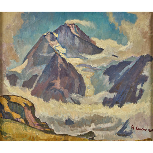 AUGUST CUENI : Das Bietschhorn (DOBIASCHOFSKY AUKTIONEN AG)