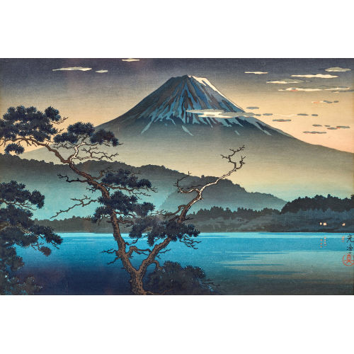 TSUCHIYA KOITSU : 'Saiko no sekisho' (Der Westsee bei Sonnenuntergang) (DOBIASCHOFSKY AUKTIONEN AG)