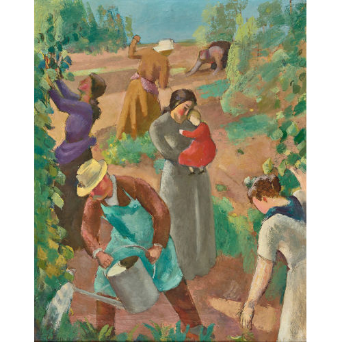 EDUARD BOSS : Gartenarbeit (DOBIASCHOFSKY AUKTIONEN AG)