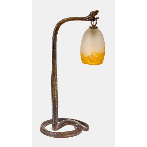 EDGAR BRANDT : Tischlampe, Frankreich, 1. H�lfte 20. Jh (DOBIASCHOFSKY AUKTIONEN AG)