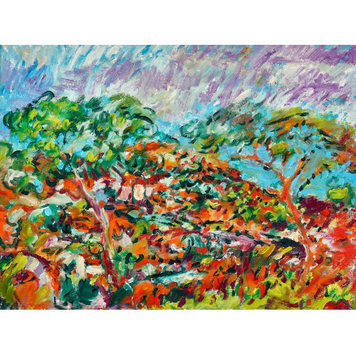 JEAN-LOUIS PIGUET : S�dliche Landschaft (DOBIASCHOFSKY AUKTIONEN AG)