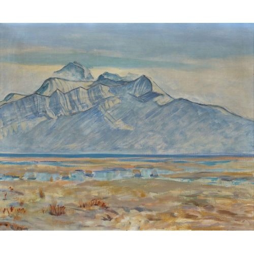 ALFRED GLAUS : Die Stockhornkette am Thunersee (DOBIASCHOFSKY AUKTIONEN AG)