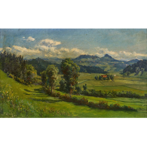 JOHANN ZAHND : 'Schwendelberg, Guggershorn von Helkenstrasse aus' (DOBIASCHOFSKY AUKTIONEN AG)