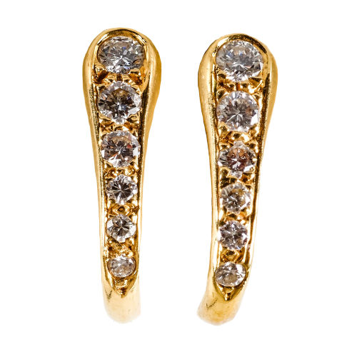 BRILLANT-OHRCLIPS : Cartier, Paris (DOBIASCHOFSKY AUKTIONEN AG)