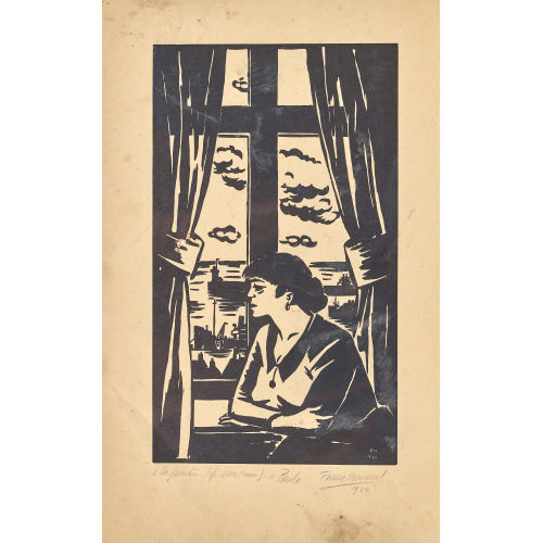 FRANS MASEREEL : 'A la fen�tre' (DOBIASCHOFSKY AUKTIONEN AG)