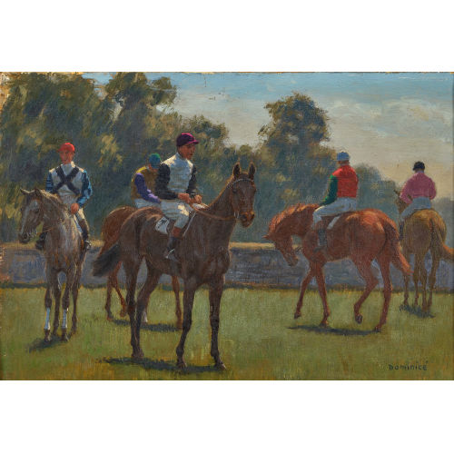 GUY WILLIAM DOMINIC� : 'Avant la course' (DOBIASCHOFSKY AUKTIONEN AG)