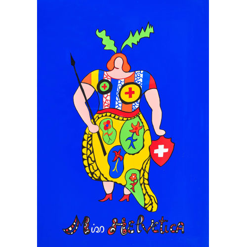 NIKI DE SAINT PHALLE : 'Miss Helvetia' (DOBIASCHOFSKY AUKTIONEN AG)