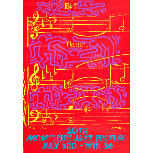 ANDY WARHOL : 'Jazz Fesival Montreux 1986' (DOBIASCHOFSKY AUKTIONEN AG)