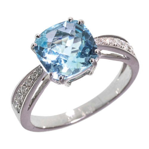 TOPAS-DIAMANT-RING : (DOBIASCHOFSKY AUKTIONEN AG)