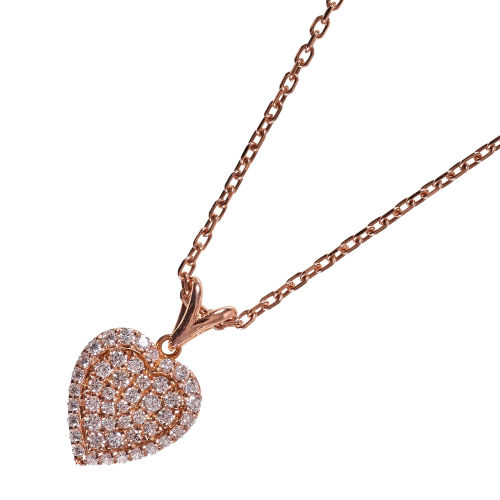 DIAMANT-ANH�NGER MIT KETTE : (DOBIASCHOFSKY AUKTIONEN AG)