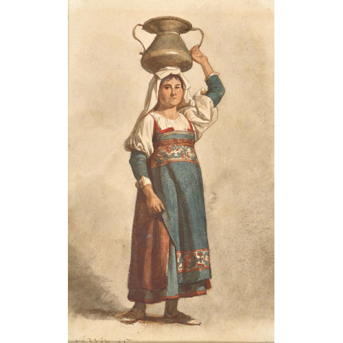 JACQUES ALFRED VAN MUYDEN : Italienische Wassertr�gerin (DOBIASCHOFSKY AUKTIONEN AG)