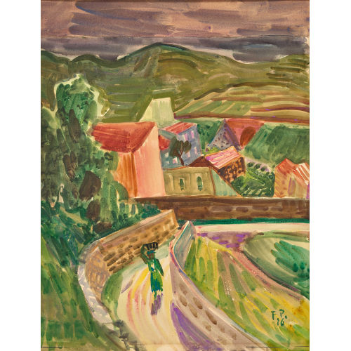 20. JH. FRANKREICH : 'Collioure' (DOBIASCHOFSKY AUKTIONEN AG)