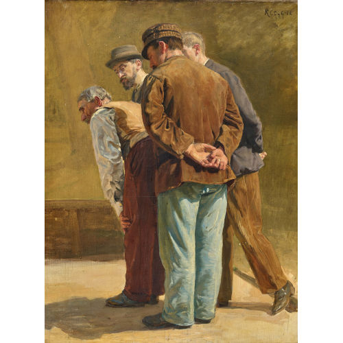 R�MY COGGHE : Joueurs de boules (DOBIASCHOFSKY AUKTIONEN AG)