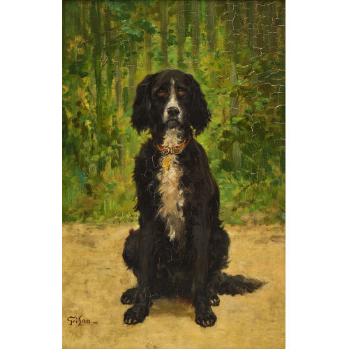 FRAN�OIS ADOLPHE GRISON : Le chien (DOBIASCHOFSKY AUKTIONEN AG)