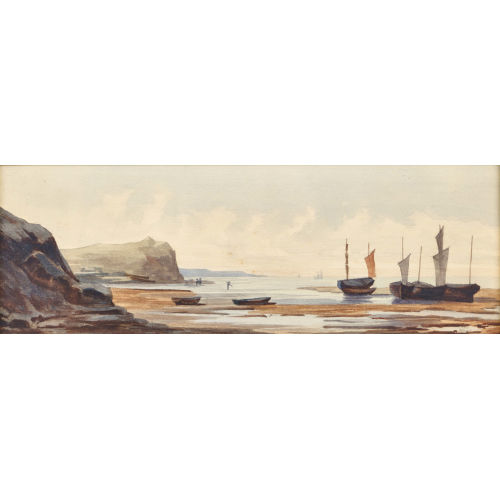 RODOLPHE L�ON BERTHOUD : K�stenlandschaft bei Ebbe (DOBIASCHOFSKY AUKTIONEN AG)