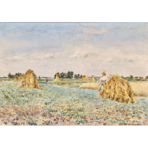 MARIE-DESIREE BOURGOIN : La moisson (DOBIASCHOFSKY AUKTIONEN AG)
