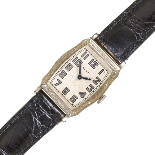ELGIN : Vintage-Herrenarmbanduhr (DOBIASCHOFSKY AUKTIONEN AG)