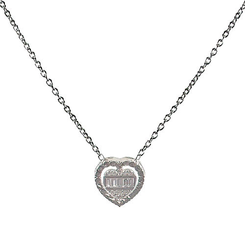 DIAMANT-ANH�NGER MIT KETTE : (DOBIASCHOFSKY AUKTIONEN AG)